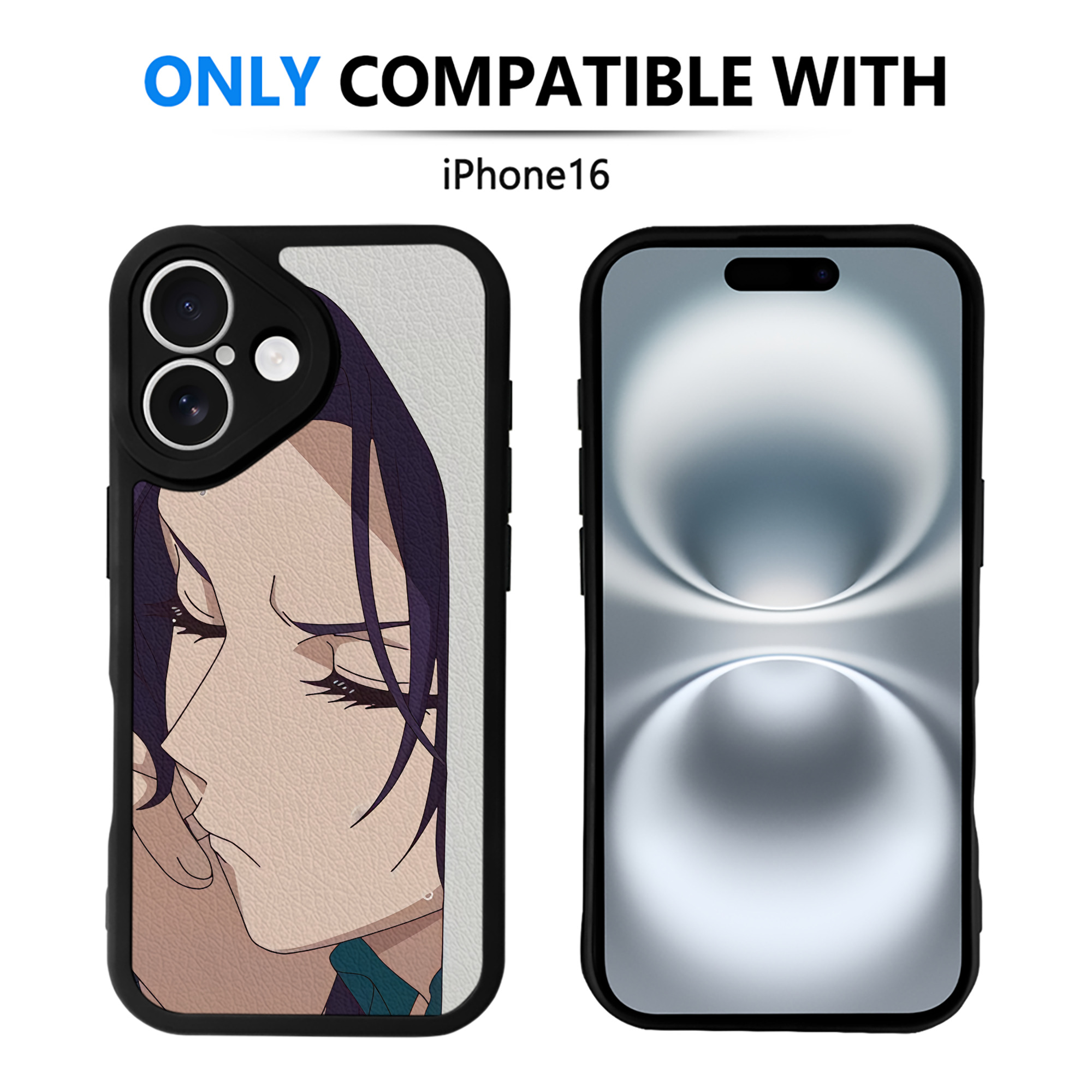 （画像用） 薬屋のひとりごと The Apothecary Diaries 【iPhone 16シリーズ対応】シリコンスマホケース（レザー調） 材質：シリコン
